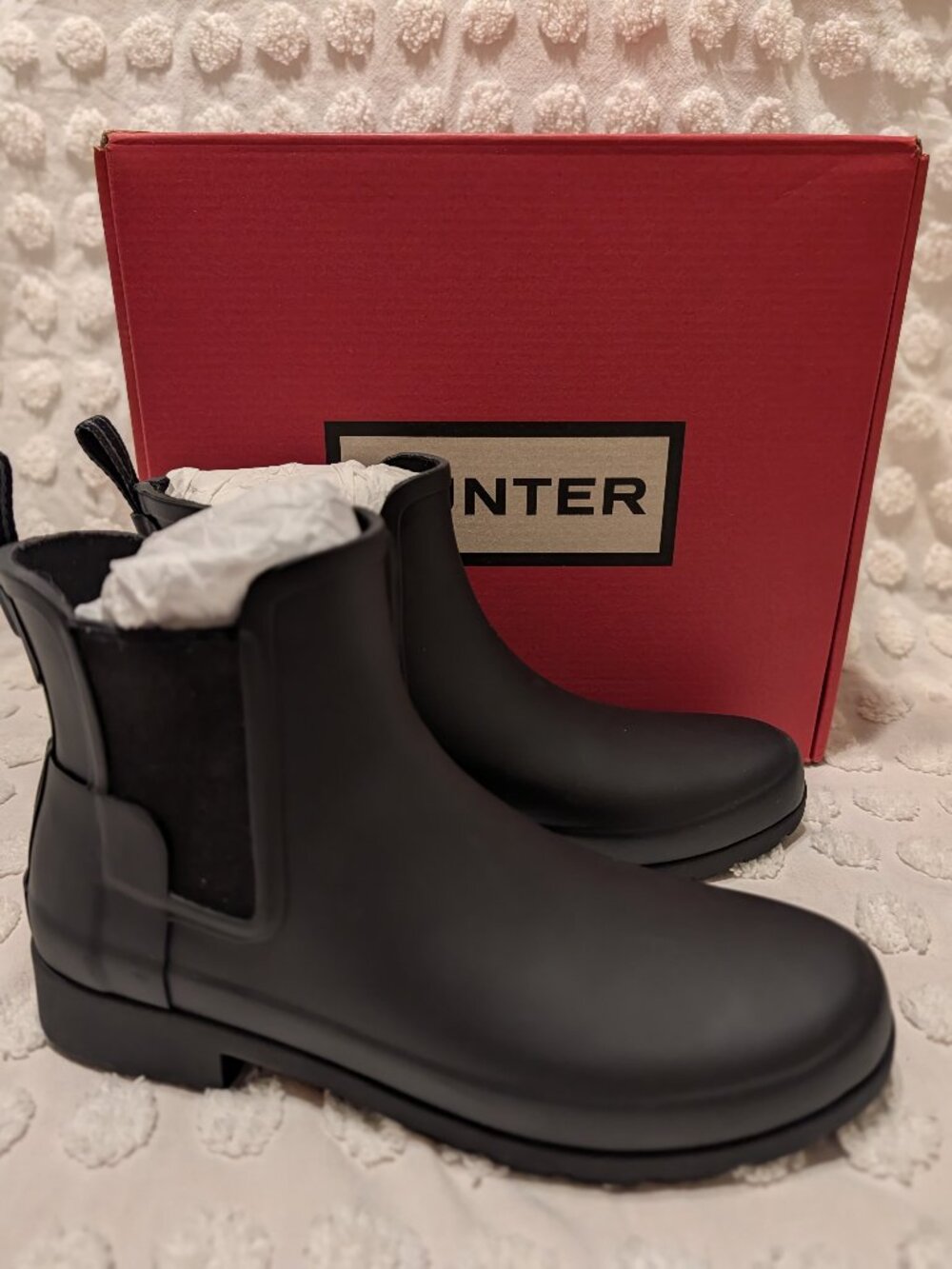 Hunter Women's Refined  Chelsea Rain Boot